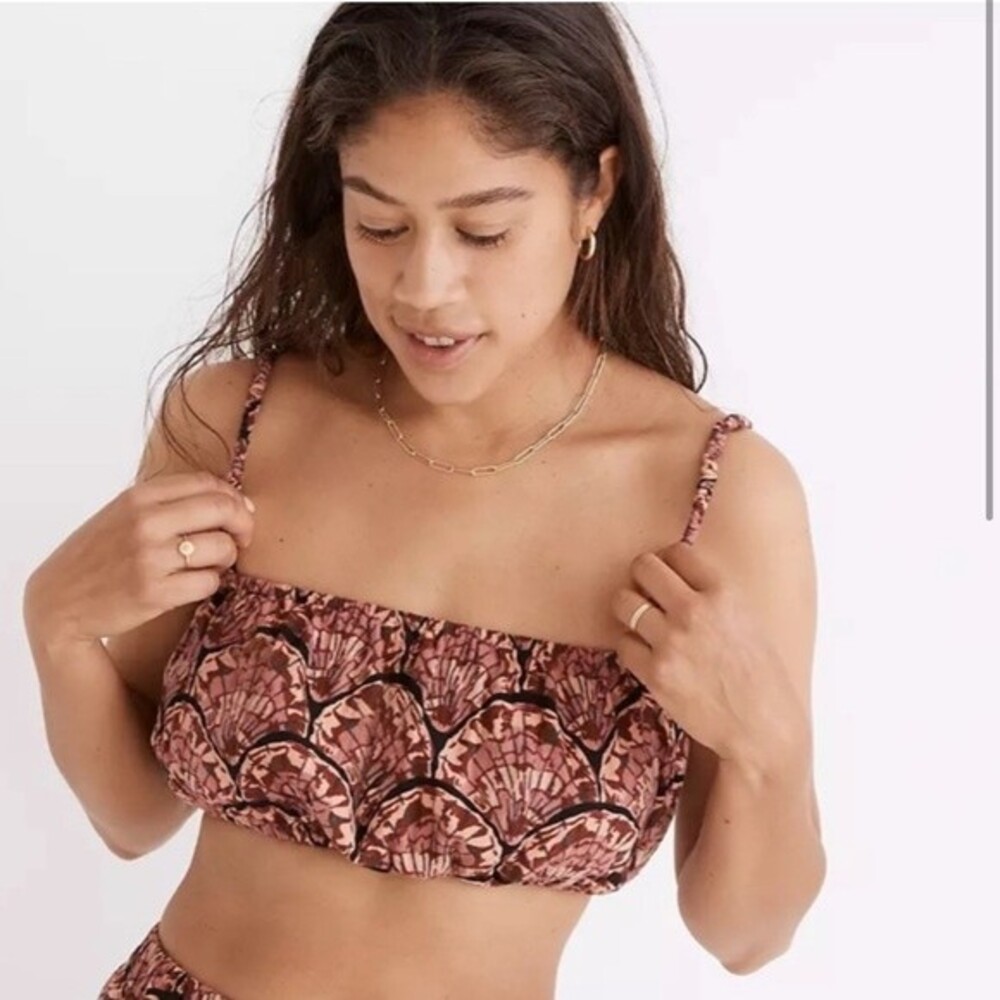 🌼 FINAL PRICE Madewell lightestspun Cover Up Bubble Crop Top